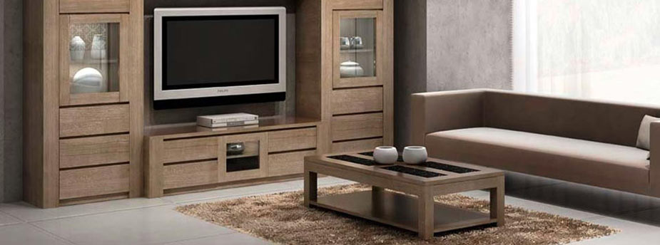 Salon en bois et meubles de séjour - Meubles Bois Massif